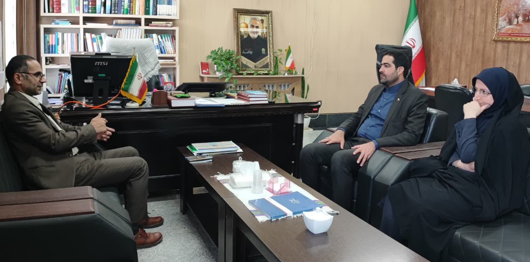 رییس پارک علم و فناوری گلستان با فرماندار شهرستان آزادشهر دیدار کرد