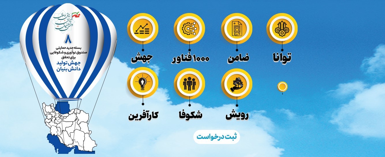تمدید مهلت ثبتنام تسهیلات قرضالحسنه بسته «۱۰۰۰ فناور» تا پایان تیرماه
