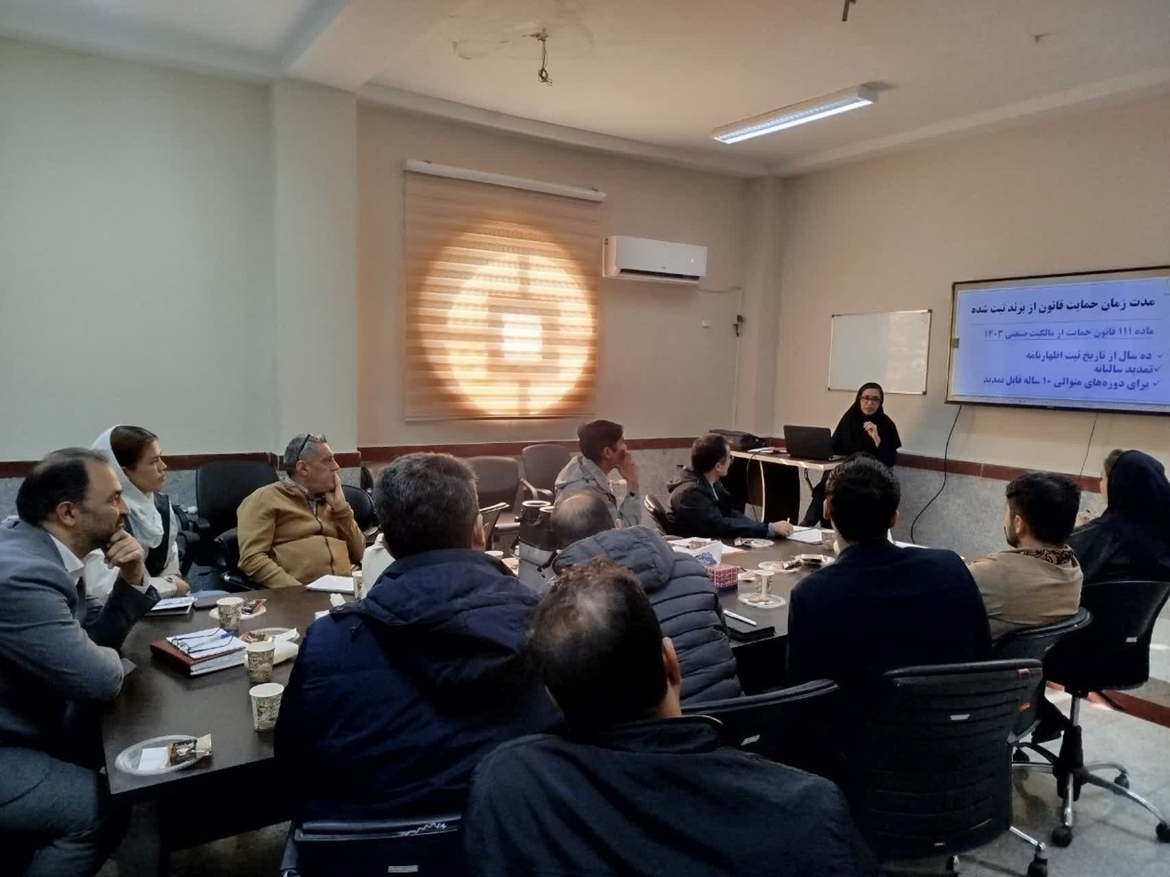 کارگاه آموزشی "آشنایی با مباحث ثبت برند و طرح صنعتی در کسب و کارها" در تاریخ 1404/09/22 در مرکز رشد واحدهای شرق استان گلستان(شهرستان گنبدکاووس) برگزار گردید